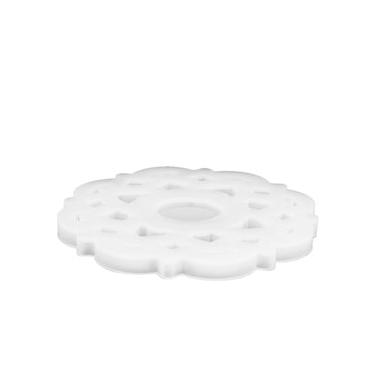 DIY Crystal Epoxy Resin Mold Innovative Shaped Mirror Silicone Candle Holder Mold for BakeryLotus Mold 60‑734