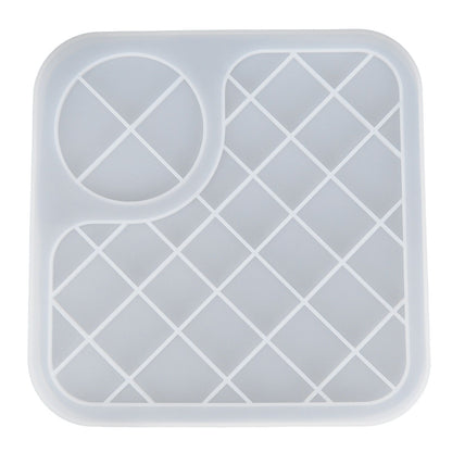 Silicone Mold Translucent Epoxy Resin Drop Glue Tray Tool for DIY Baking Decoration MakingLarge