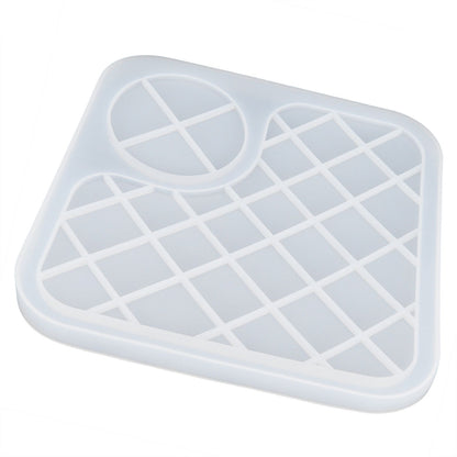 Silicone Mold Translucent Epoxy Resin Drop Glue Tray Tool for DIY Baking Decoration MakingLarge