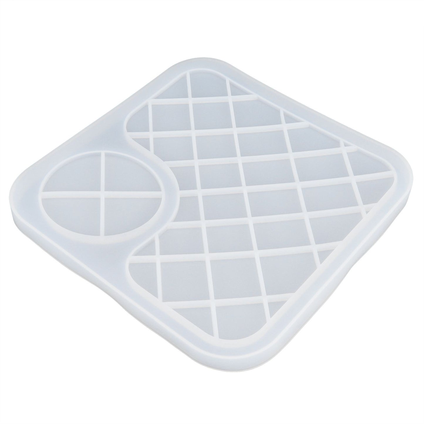 Silicone Mold Translucent Epoxy Resin Drop Glue Tray Tool for DIY Baking Decoration MakingLarge