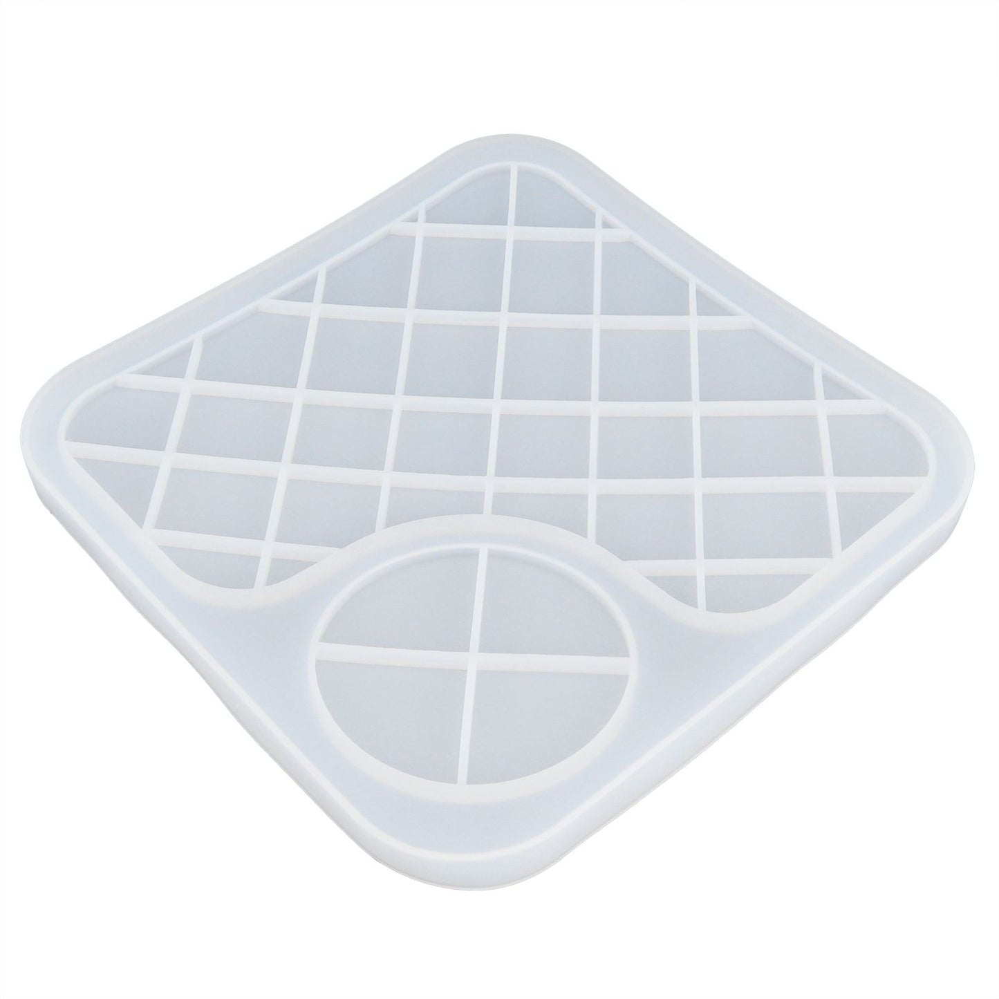 Silicone Mold Translucent Epoxy Resin Drop Glue Tray Tool for DIY Baking Decoration MakingLarge