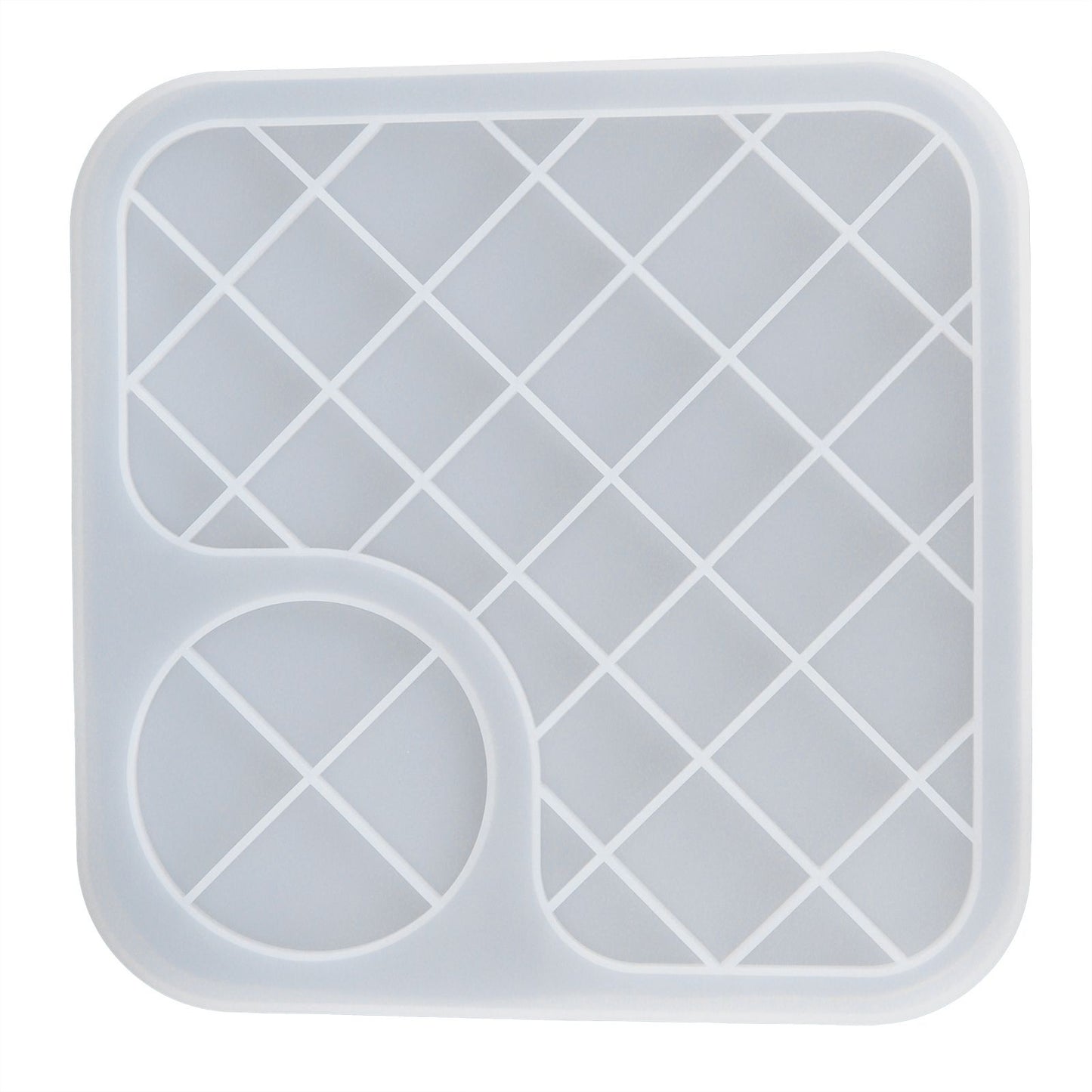 Silicone Mold Translucent Epoxy Resin Drop Glue Tray Tool for DIY Baking Decoration MakingLarge