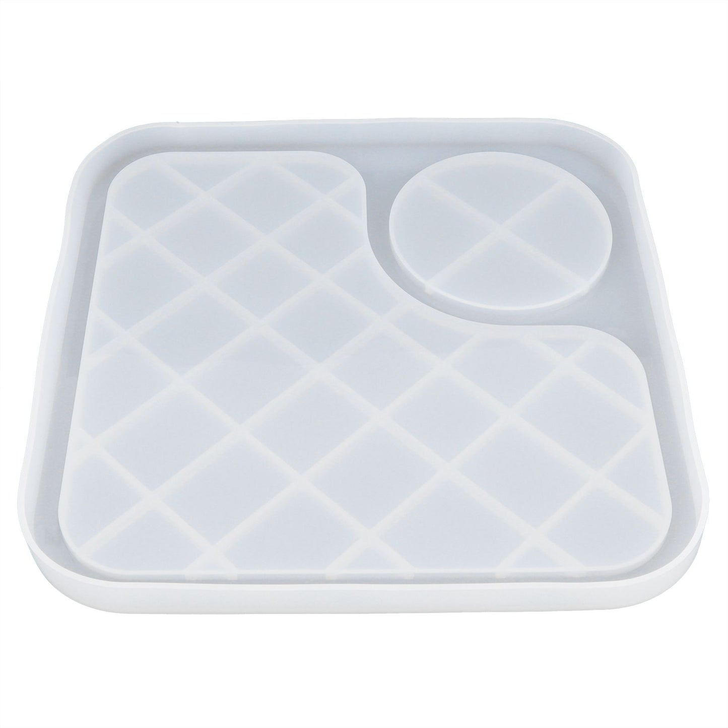 Silicone Mold Translucent Epoxy Resin Drop Glue Tray Tool for DIY Baking Decoration MakingLarge