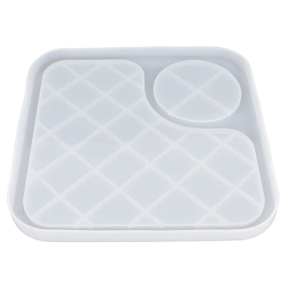 Silicone Mold Translucent Epoxy Resin Drop Glue Tray Tool for DIY Baking Decoration MakingLarge