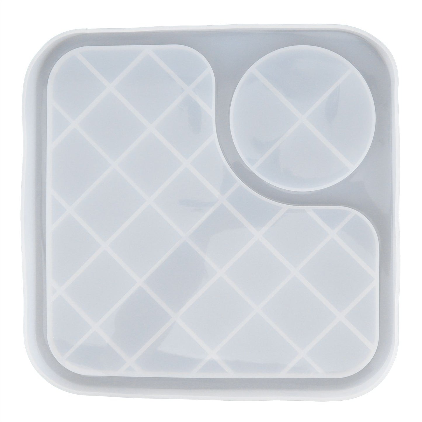 Silicone Mold Translucent Epoxy Resin Drop Glue Tray Tool for DIY Baking Decoration MakingLarge