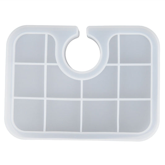 Silicone Mold Translucent Epoxy Resin Drop Glue Tray Tool for DIY Baking Decoration MakingSmall