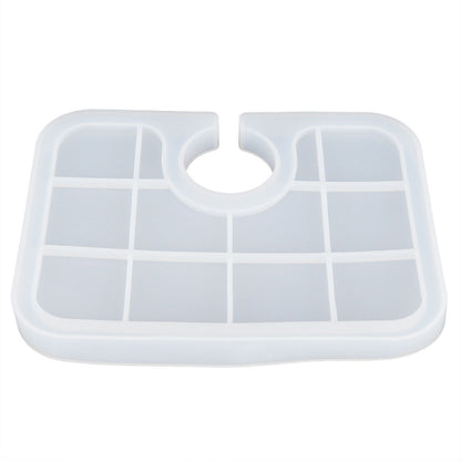 Silicone Mold Translucent Epoxy Resin Drop Glue Tray Tool for DIY Baking Decoration MakingSmall