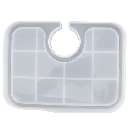 Silicone Mold Translucent Epoxy Resin Drop Glue Tray Tool for DIY Baking Decoration MakingSmall