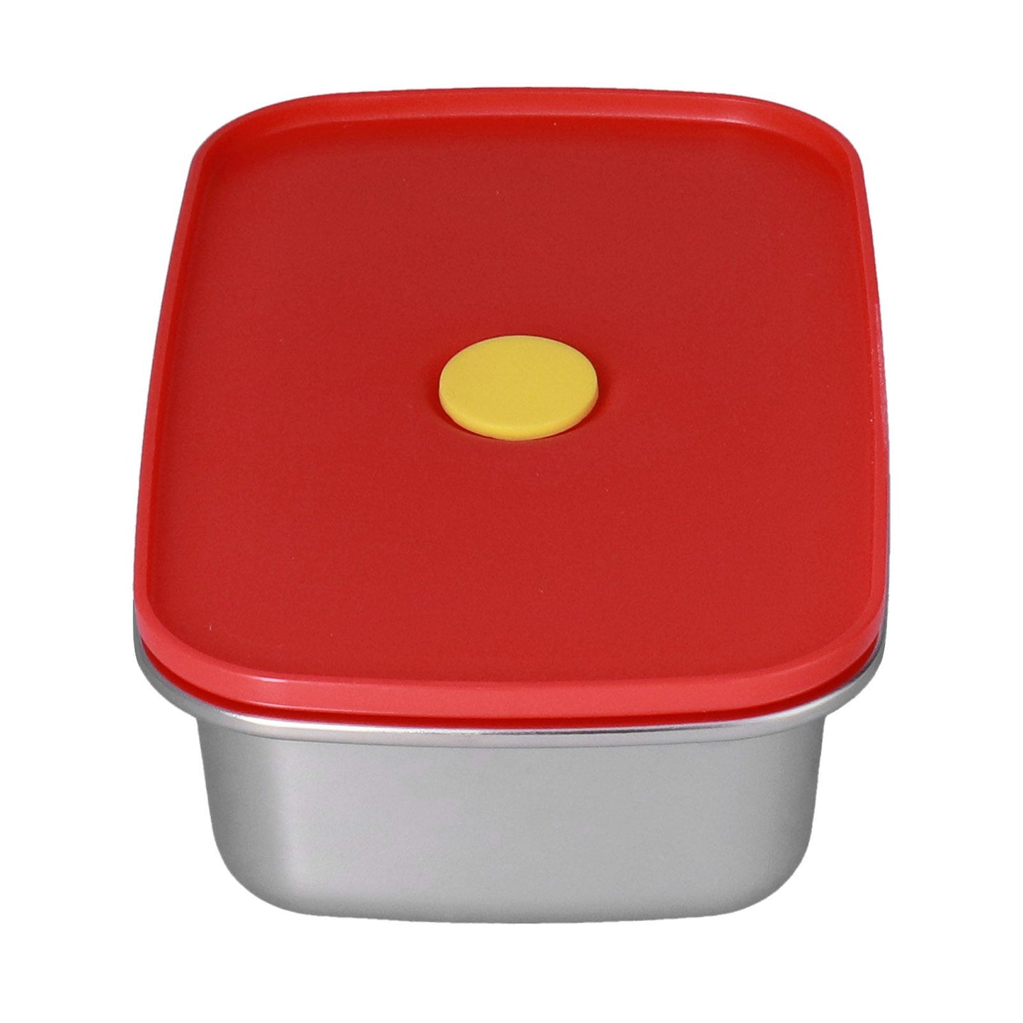 Lunch Box Red Non Pollution Good Sealing Lightweight Easily Clean Bento Box for Workers600ml