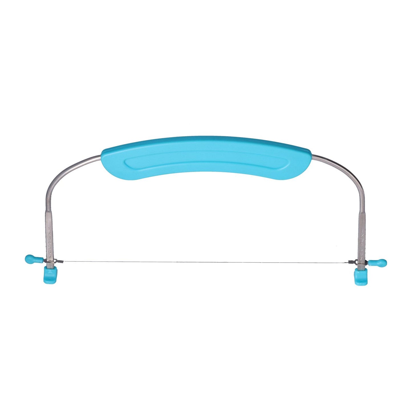 304 Stainless Steel Cake Leveler Adjustable Wire Cake Cutter with Handle and Scale DIY Baking Tool for Kitchen(29449)Sapphire Cake Leveler