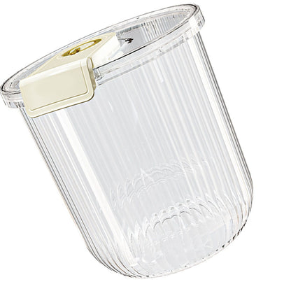 Rice Container Clear Rice Storage Bin Airtight Rice Bucket for Dry Food Grain Flour Soybean Kitchen Pantry Countertop 11kg 27.5x31x20cm / 10.8x12.2x7.9in