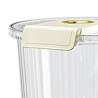 Rice Container Clear Rice Storage Bin Airtight Rice Bucket for Dry Food Grain Flour Soybean Kitchen Pantry Countertop 11kg 27.5x31x20cm / 10.8x12.2x7.9in