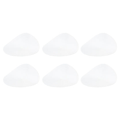 6PCS Round Placemat Woven White Table Mat Heat Insulation Easy to Clean Versatile Dining Accessory for Home Kitchen Decor