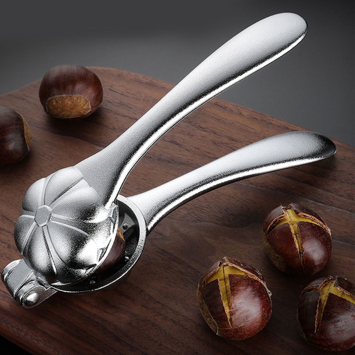 Chestnut Clip Peeler Nut Cracker Aluminum Alloy Multifunctional Labor Saving Walnut Plier Opener