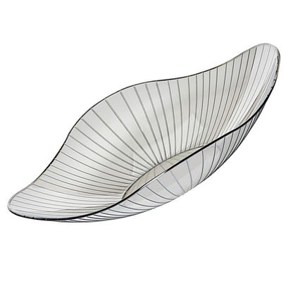 Transparent Grey Fruit Plate Large Plastic Serving Bowl Hand Made Candy Snack Bowl for Living Room Restaurant Party