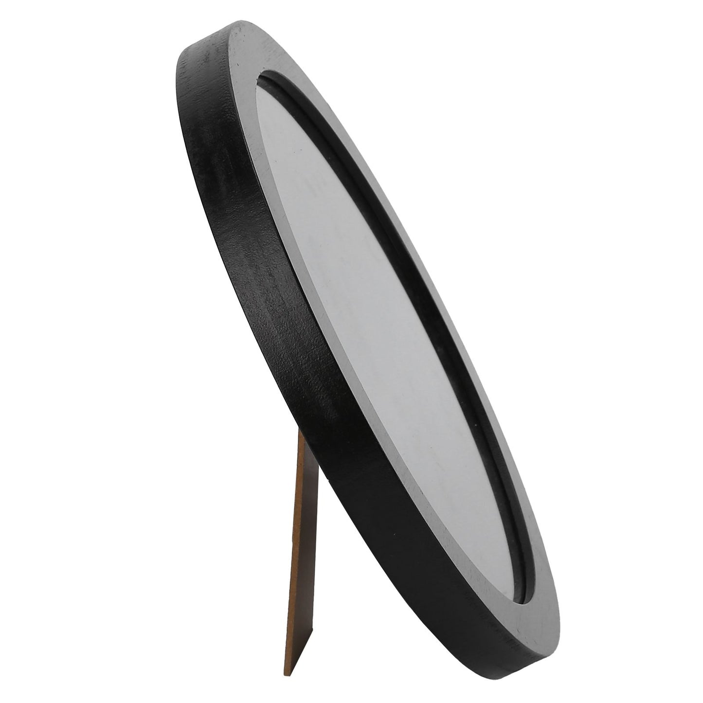 LED Dimmable Mirror with 3D Printing Moon Surface Pattern USB Make Up Mirror for Living Room Bedroom