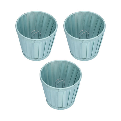 3PCS Cloth Lampshade E14 Clip On Fabric Lamp Cover for Chandelier Wall Lamp Office Home Decor(Dark Green )