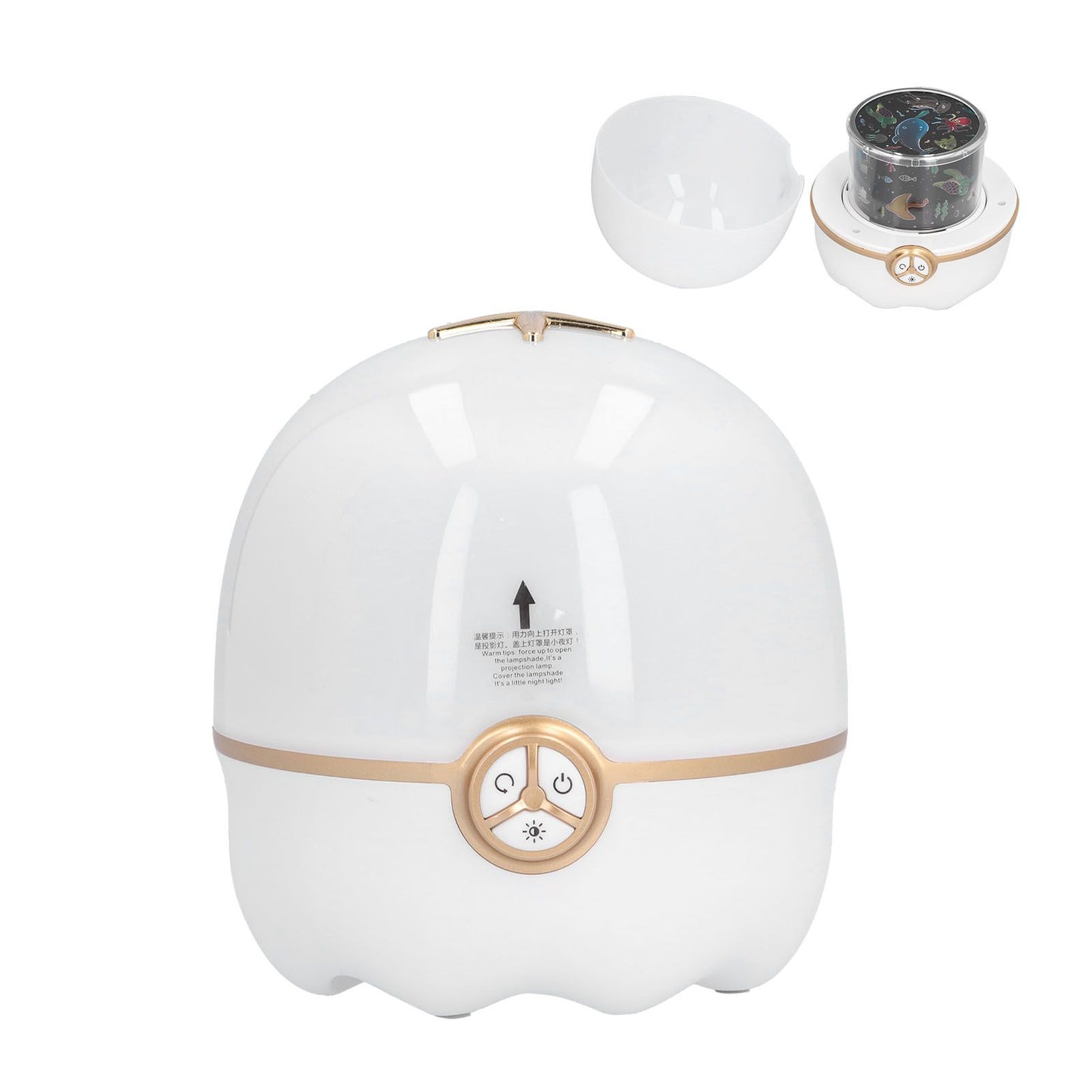 Lucky Star Projection Lamp Portable 3 Colors Ambient Lamp USB Powered Night Light for Home