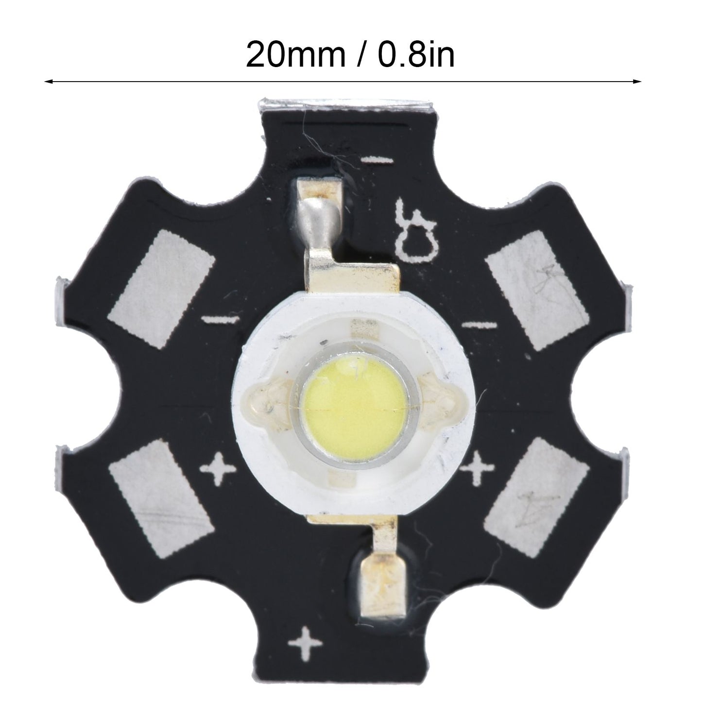 10Pcs Ultra Bright LED Chip 3V DIY Light Beads for Ceiling Light Downlight Flashlight Table LampWhite Light 6500K 1W