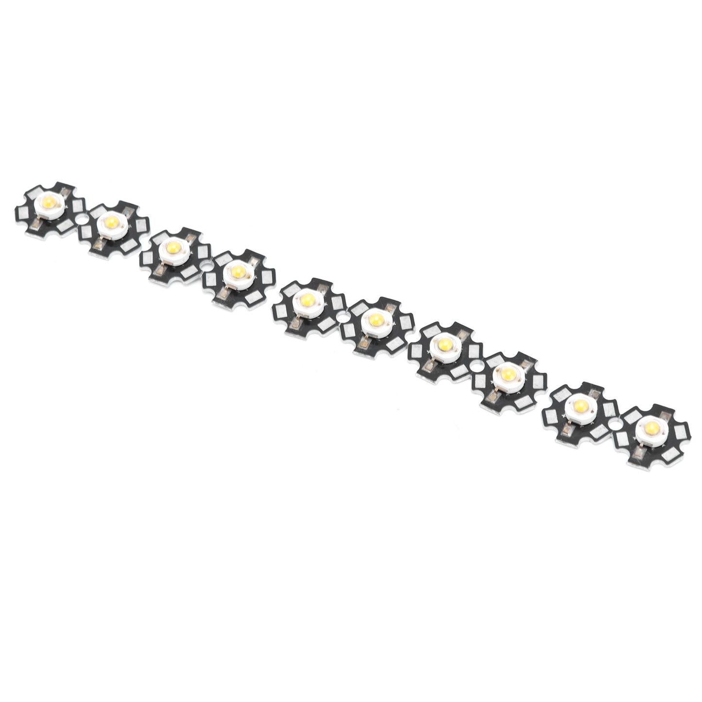10Pcs Ultra Bright LED Chip 3V DIY Light Beads for Ceiling Light Downlight Flashlight Table LampWarm Light 3000K 1W