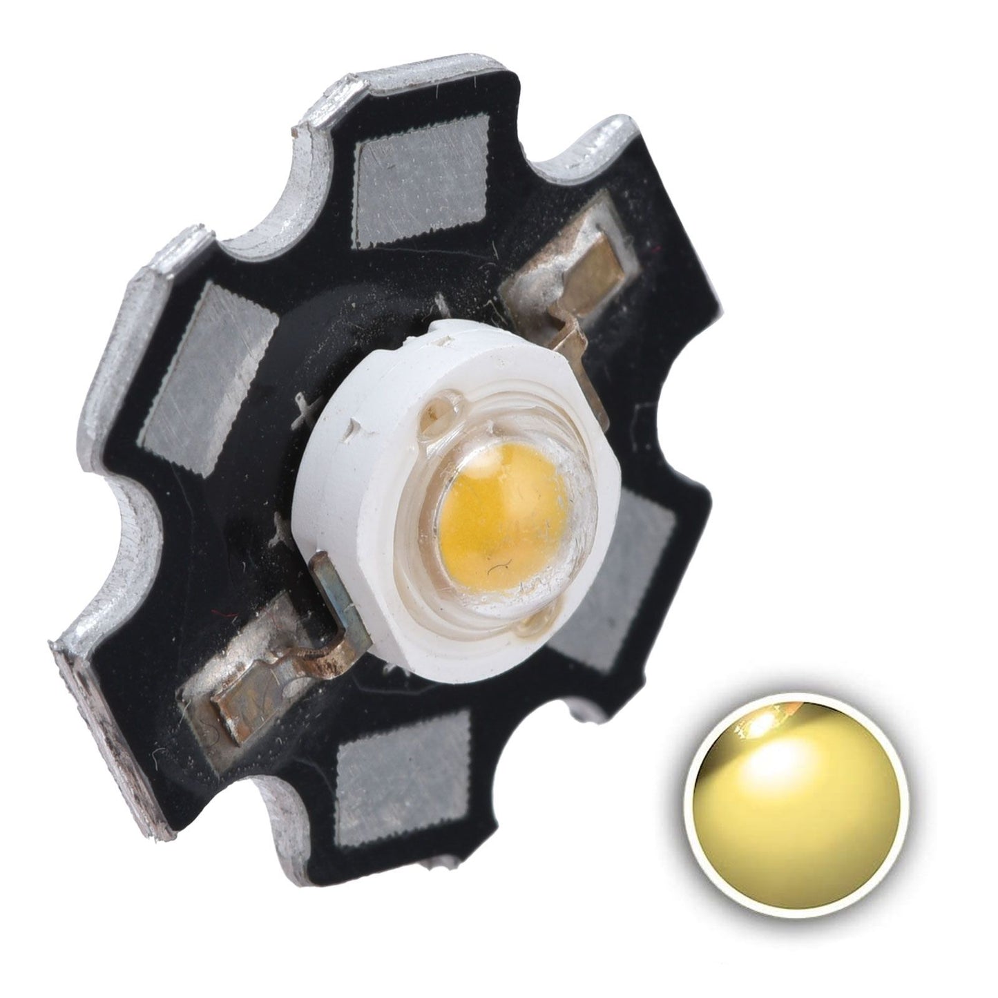 10Pcs Ultra Bright LED Chip 3V DIY Light Beads for Ceiling Light Downlight Flashlight Table LampWarm Light 3000K 1W