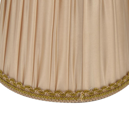 2PCS Fabric Lampshade Simple Lamp Shade for E14 Screw Candlestick Lamp Table Light Chandelier Gold