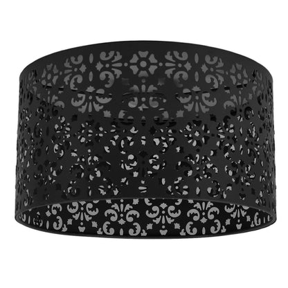Desk Lampshade Hollow Out Iron Exquisite Decorative Lamp Shade for E27 E14 Floor Lamps Chandeliers Black