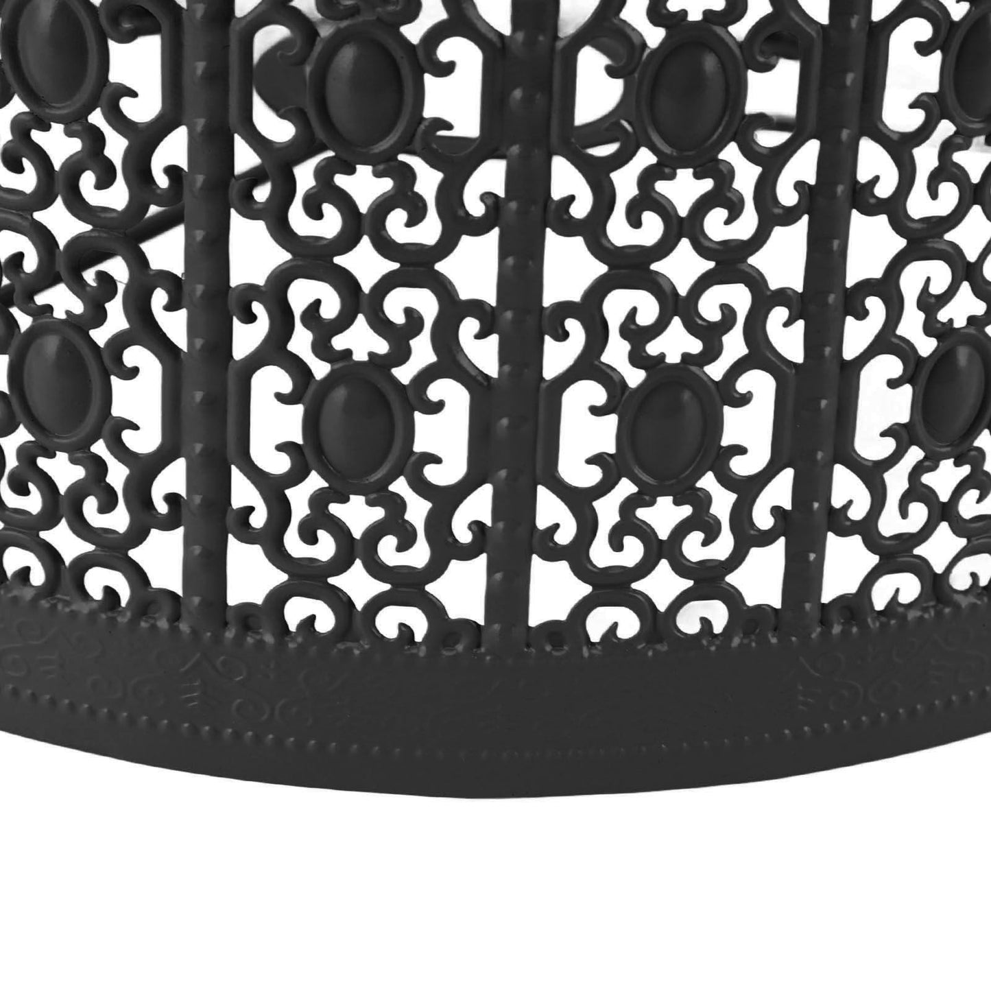 Lamp Shade Hollow Out Metal E27 E14 Clip On Easy Installation Durable Lamp Cover for Table Bedroom Living Room Home Black