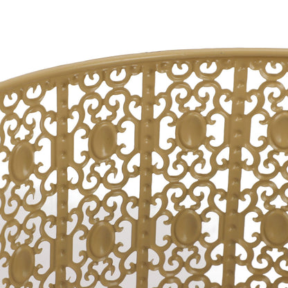 Lamp Shade Hollow Out Metal E27 E14 Clip On Easy Installation Durable Lamp Cover for Table Bedroom Living Room Home Yellow