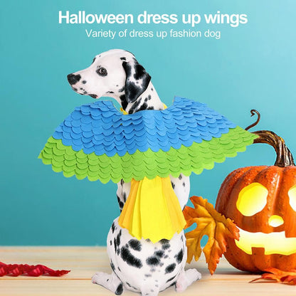 Pets Domestic Costume Pet Dog Cats Bird Shape Costumes Pet Bird Wing Felt Clothing Sniffing Pad for Halloween or Christmas