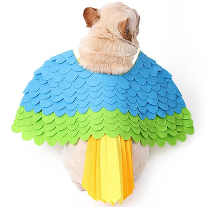 Pets Domestic Costume Pet Dog Cats Bird Shape Costumes Pet Bird Wing Felt Clothing Sniffing Pad for Halloween or Christmas