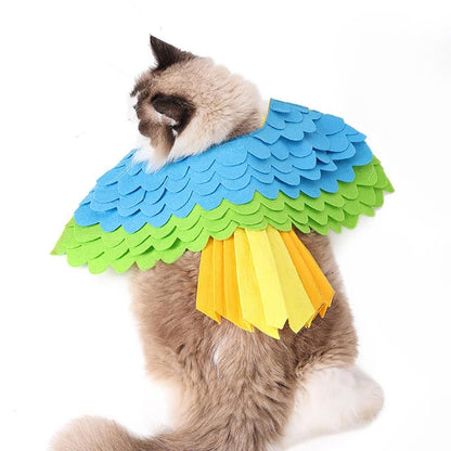 Pets Domestic Costume Pet Dog Cats Bird Shape Costumes Pet Bird Wing Felt Clothing Sniffing Pad for Halloween or Christmas