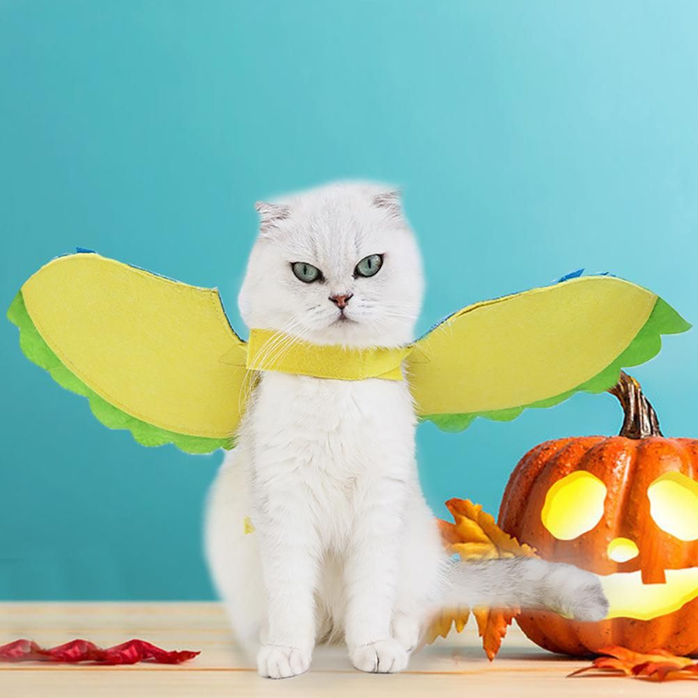 Pets Domestic Costume Pet Dog Cats Bird Shape Costumes Pet Bird Wing Felt Clothing Sniffing Pad for Halloween or Christmas