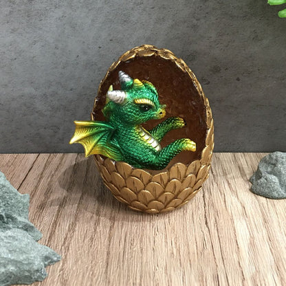 Simulations Crystal Dragon Egg Ornaments Desktop Decorations Shiny Resin Dragon Egg Ornaments Gift for Friends and Family