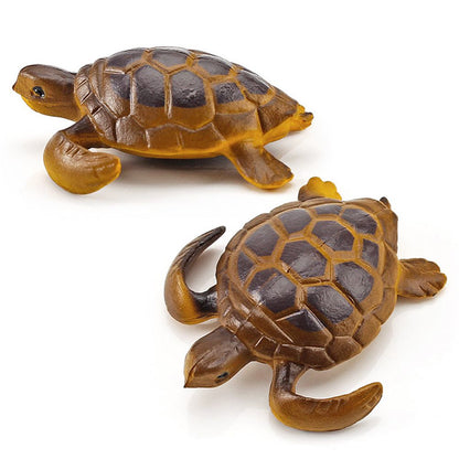 12PCS Mini Sea Toys for Kids Plastic Sea Animals Figurines Simulation Ocean Animals Model Decoration