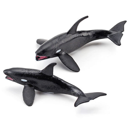 12PCS Mini Sea Toys for Kids Plastic Sea Animals Figurines Simulation Ocean Animals Model Decoration