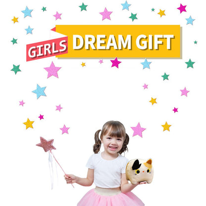 Pocket Cat Doll Cute Stuffed Animal Cat Plush Toy Birthday Gifts for Girls Teen Kids Adults