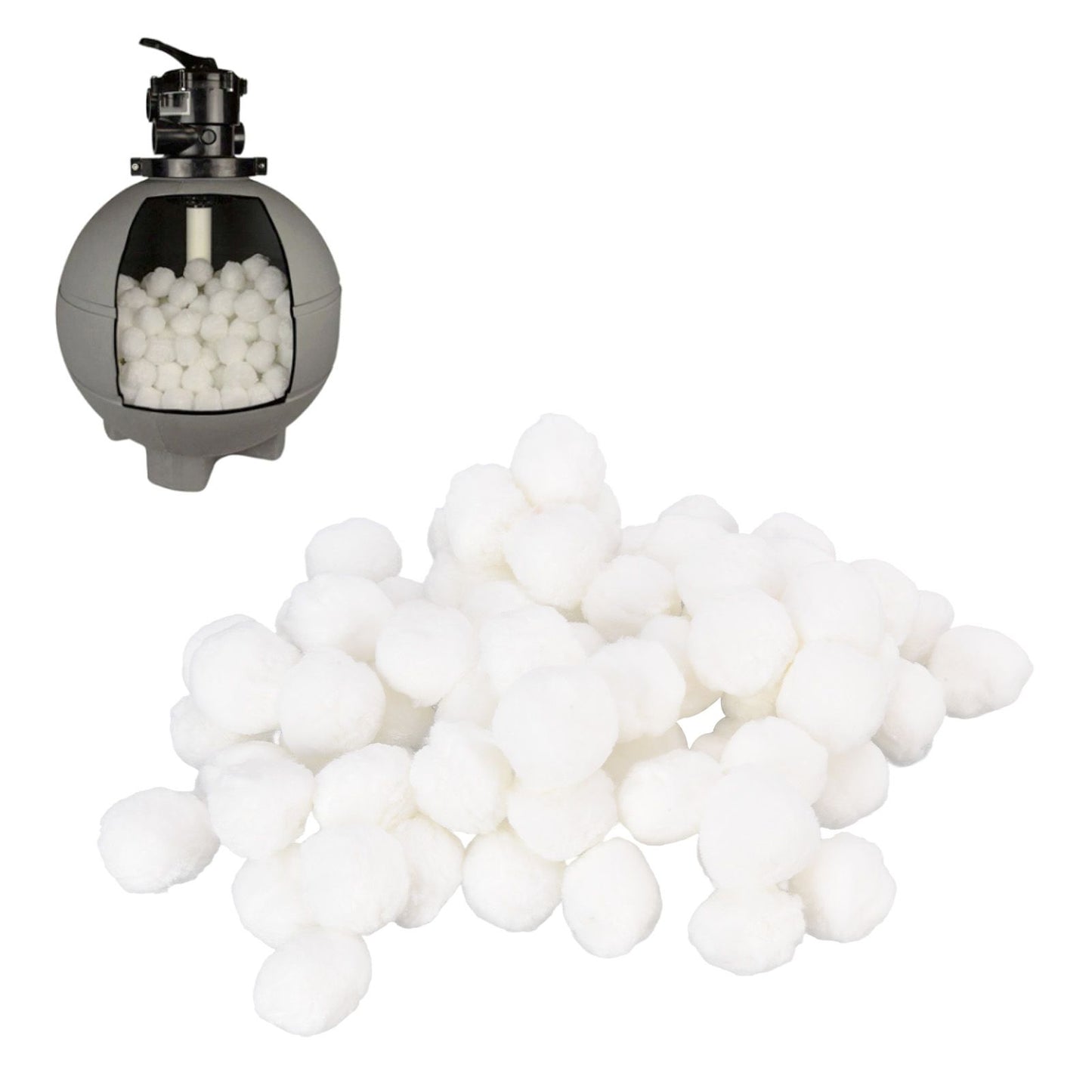 Swimming Pool Filter Ball 700g White Pool Cleaning Fiber Ball Pool Pump Filter Ball Aquarium Spa Water Filter Ball