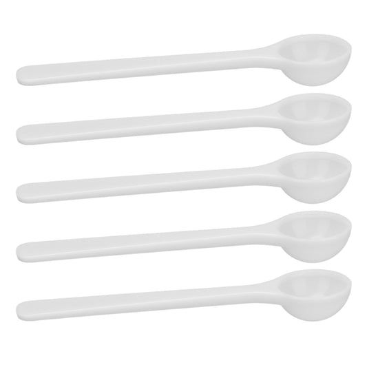 100Pcs Plastic Fertilizer Spoon 2ml/1g High Temperature Resistance Measuring Spoon for Gardening