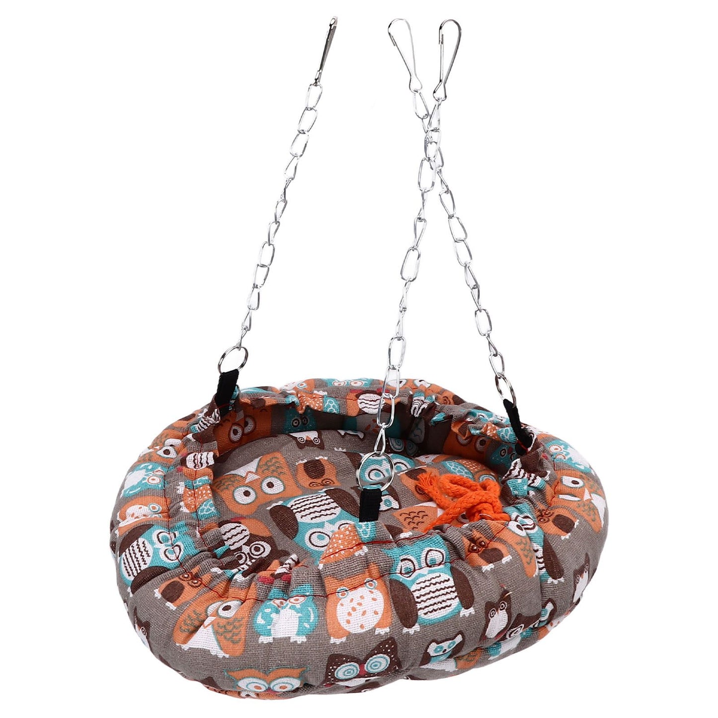 Bird Bed Safe Warm Soft Plush Easy Storage Space Saving Easy Cleaning Suspensible Design Bird Nest for Home Travel