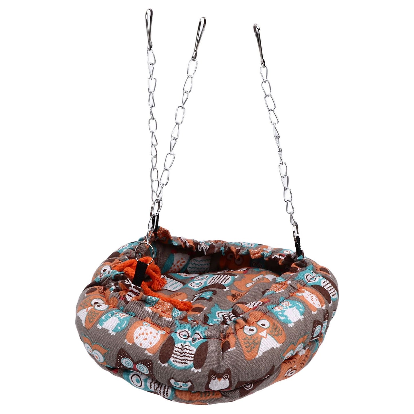 Bird Bed Safe Warm Soft Plush Easy Storage Space Saving Easy Cleaning Suspensible Design Bird Nest for Home Travel