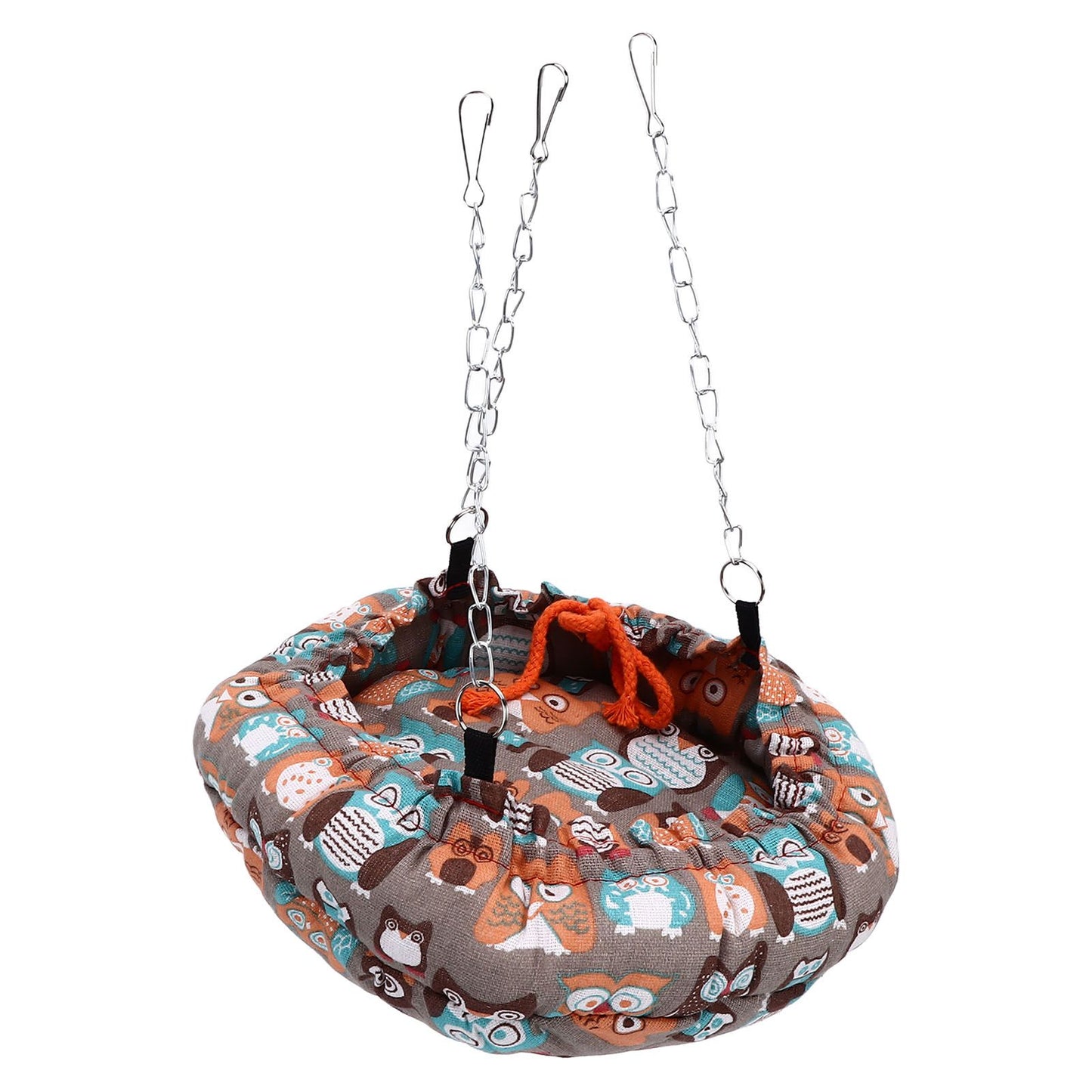 Bird Bed Safe Warm Soft Plush Easy Storage Space Saving Easy Cleaning Suspensible Design Bird Nest for Home Travel