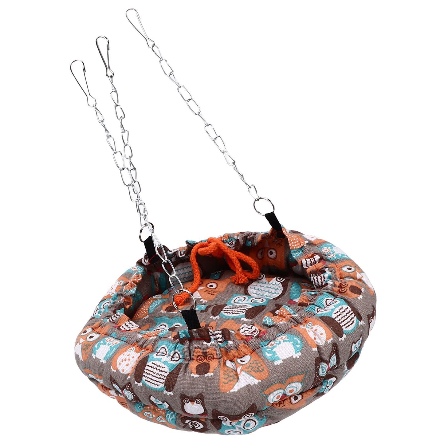 Bird Bed Safe Warm Soft Plush Easy Storage Space Saving Easy Cleaning Suspensible Design Bird Nest for Home Travel