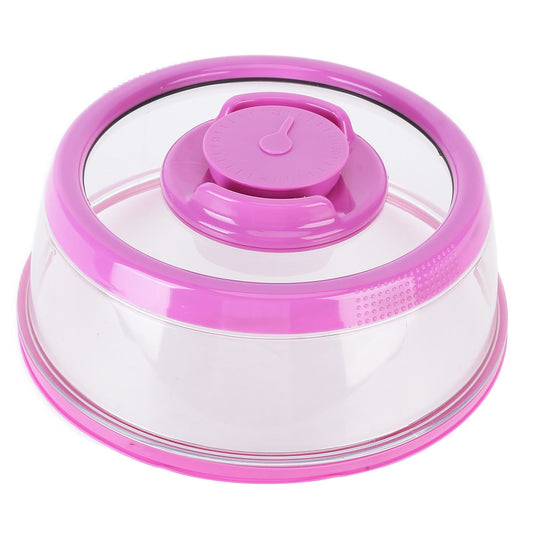 Vacuum Food Sealer Cover with FreshnessKeeping Film Food Sealer Lid for Home Kitchen(Purple )