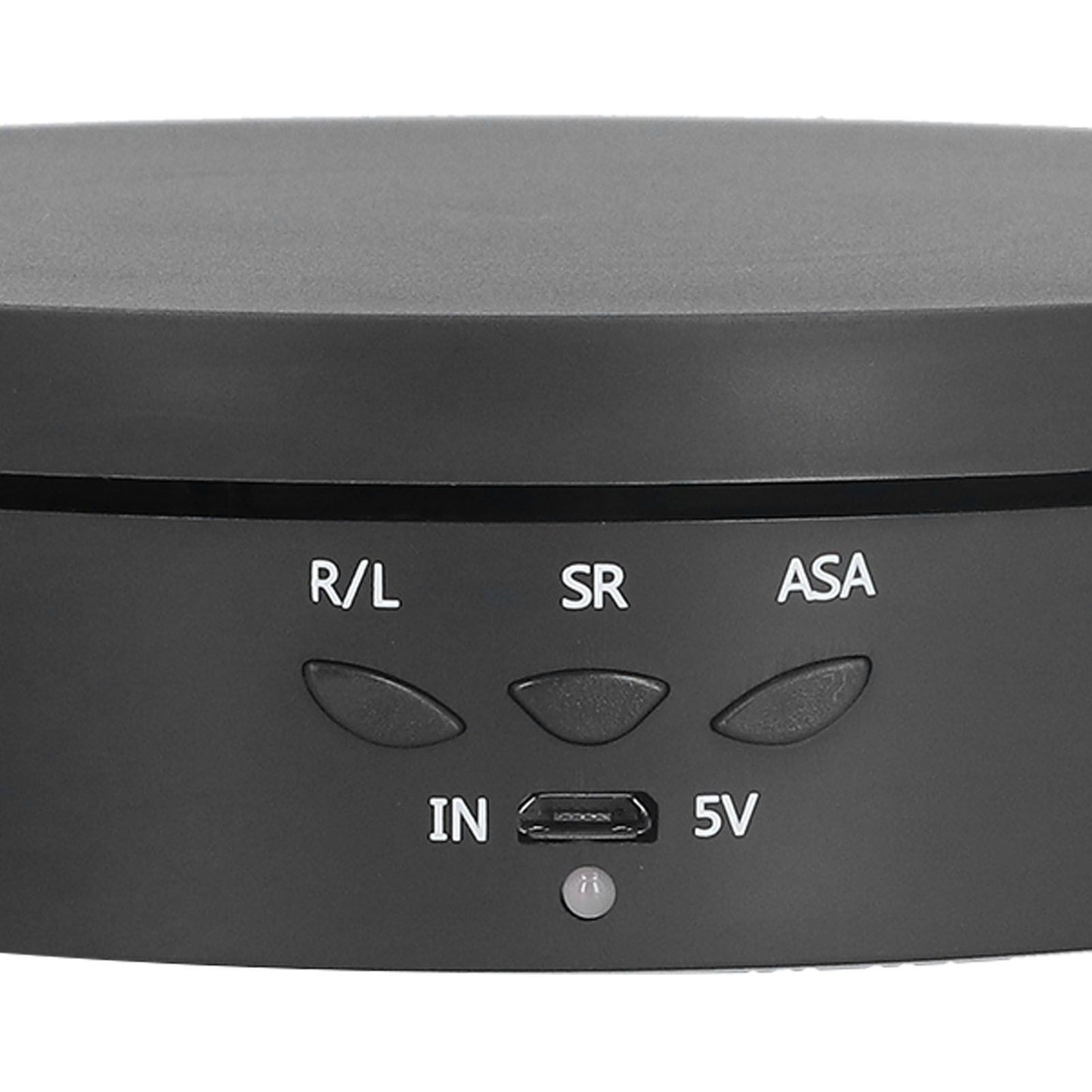 145mm 360° Round Auto Rotating Display Stand 3 Speed Control USB Powered Jewelry Turntable for ExhibitionBlack