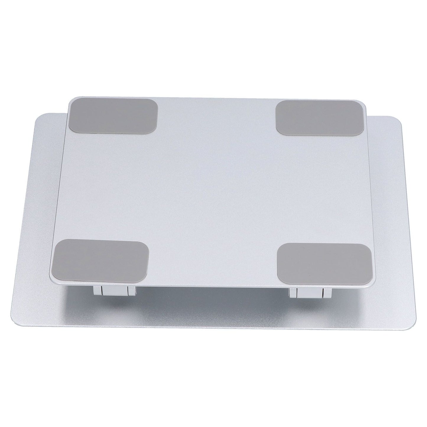 Laptop Stand Collapsible Aluminium Alloy Computer Riser Stand Silver Notebook Support Cooling Holder for Laptop Within 18in
