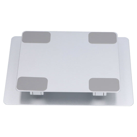 Laptop Stand Collapsible Aluminium Alloy Computer Riser Stand Silver Notebook Support Cooling Holder for Laptop Within 18in