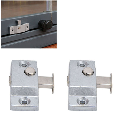 2Set Latch Lock Folding Window Door Bolt AntiTheft Security Stainless Steel Latch Lock