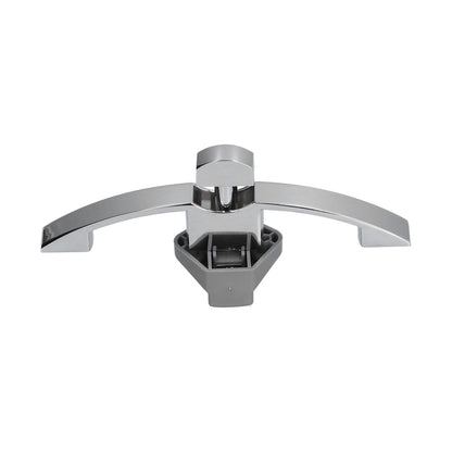 Knob Latch Lock with Handle RV Cruise Ship Wall Cabinet Lock Zinc Alloy Button Handle Lock