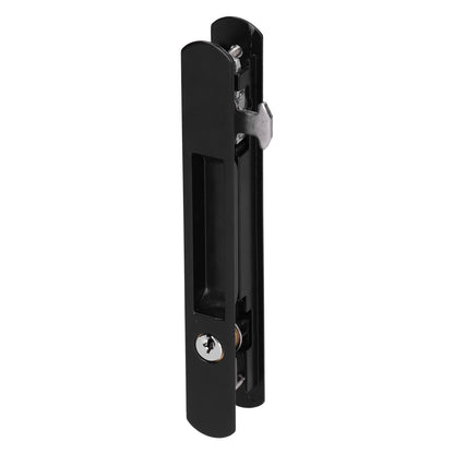 Sliding Door Lock Black Copper Zinc Alloy Lock Furniture Hardware for Balcony Door